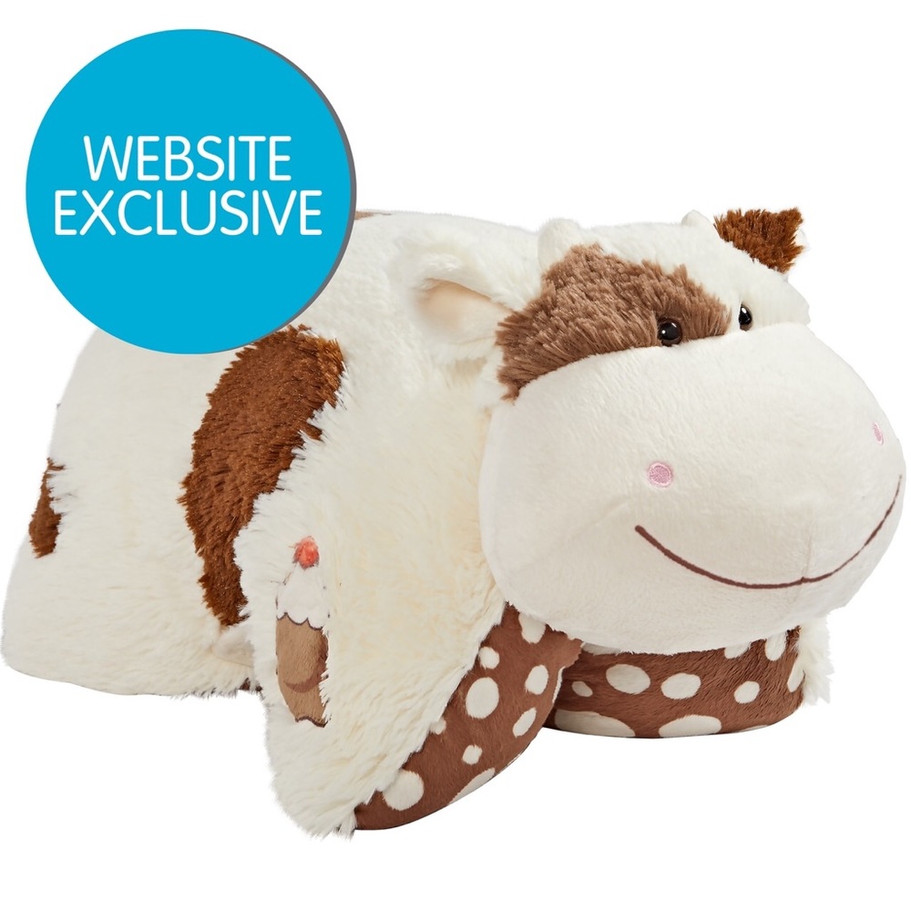 Chocolate cow pillow pet